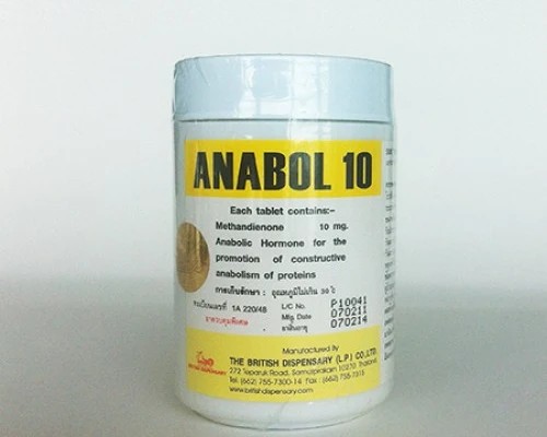 Compre Anabol 10mg x 250 comprimidos, Dispensário Britânico - Imagem em Destaque