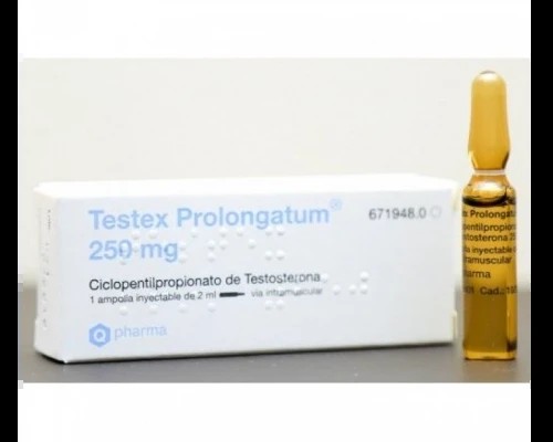 COMPRAR CIPIONATO DE TESTOSTERONA TESTEX PROLONGATUM 250MG/ML 2ML AMP - Imagem em destaque