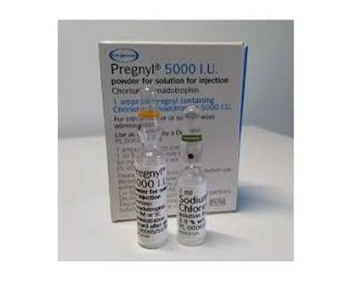 Compre HCG 5000iu / amp + 1ml solvente Organon Pregnyl - Imagem em destaque