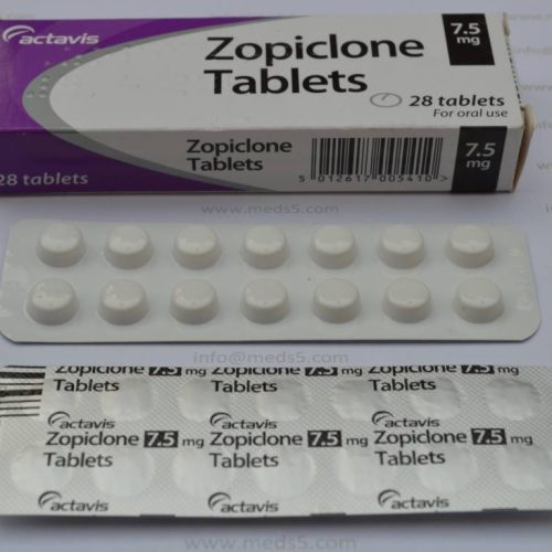 Zopiclone 7,5 mg x 28 comprimidos - grau farmacêutico - imagem em destaque