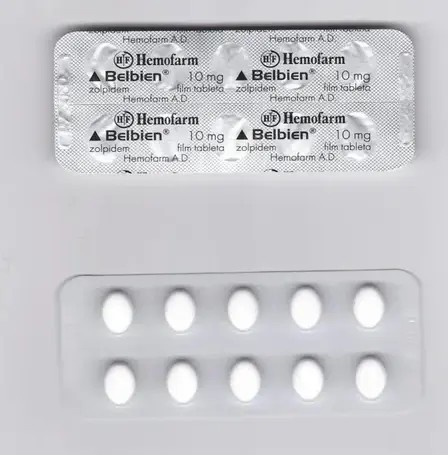 Zolpidem 10mg x 28Tabs / Hemofarm Belbien Zolpidem 10mg - Imagem em Destaque
