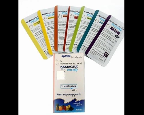 Viagra Jelly 100mg x 7 - Kamagra - Imagem em Destaque