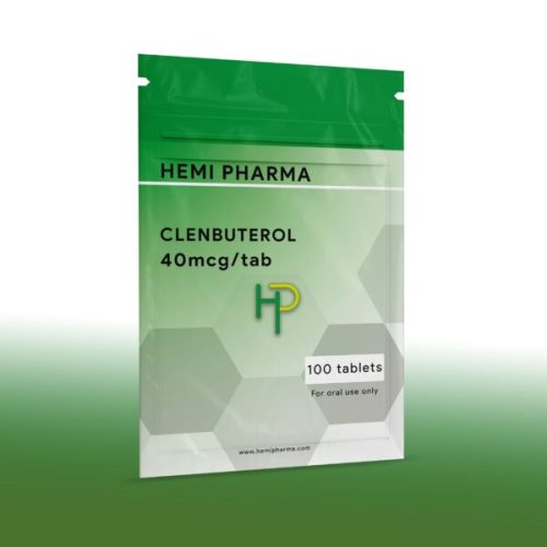 Hemi Pharma Clenbuterol (Clen) 40mcg x 50 comprimidos - Imagem em destaque